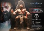 Throne Legacy God of War Series Statue 1/3 Ragnarok Master Thyself Kratos  67 cm - immagine 2