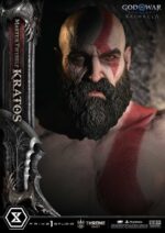 Throne Legacy God of War Series Statue 1/3 Ragnarok Master Thyself Kratos  67 cm - immagine 4