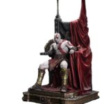Throne Legacy God of War Series Statue 1/3 Ragnarok Young Thyself Kratos 91 cm