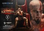 Throne Legacy God of War Series Statue 1/3 Ragnarok Young Thyself Kratos 91 cm - immagine 2