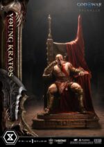 Throne Legacy God of War Series Statue 1/3 Ragnarok Young Thyself Kratos 91 cm - immagine 3