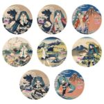 Katsushika Hokusai x Hatsune Miku Pins 6 cm Blind Box Assortment (8)