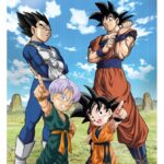 Dragon Ball Super 3D Poster Battle of Gods Goku Vegeta Family 38 x 58 cm