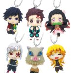 Demon Slayer: Kimetsu no Yaiba Swing Danglers Keychains 3 cm Mystery Capsule Display (12)