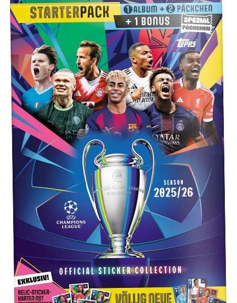 UEFA Champions League 2025/26 Sticker Collection Starter Pack