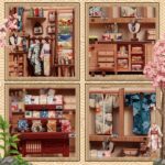 Miniature House Model Kit Sakura O Kimono Shop 19 x 14 cm - immagine 4