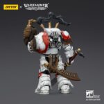 Warhammer 40,000 Action Figure White Scars Legion Praetor in Cataphractii Terminator Armour with Cyber Hawk Chogorian sword and combi-melta 14 cm - immagine 3
