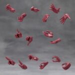 Megalomaria Unlimited Universe Model Kit Accessory Set Ex Hand Unit Male Type A Red Ver. - immagine 2