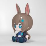 Arknights Huggy Good Smile Amiya 7 cm - immagine 3