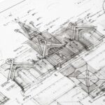 Lord of the Rings Blueprint Art Print The Stable of Edoras 59 x 42 cm - immagine 3