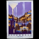 Lord of the Rings Tea Towel 2-Pack Rivendell & Hobbiton 70 cm - immagine 3
