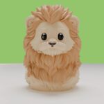 Wicked Tubbz Mini PVC Figure Cowardly Lion 5 cm