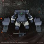 Armored Trooper Votoms Toyrise Action Figure 1/48 AT-08 Zwerg Sand Loader 7 cm - immagine 3