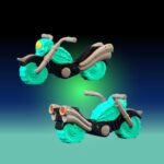 Rover Robin Plastic Model Kit Overtakes Skull Rider - immagine 4