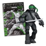 Teenage Mutant Ninja Turtles Page Punchers Action Figure Leonardo (Black White & Green) (Red Platinum Edition) 13 cm - immagine 2