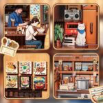 Miniature House Model Kit Oishii Kyoto 22 x 13 cm - immagine 4