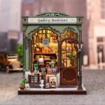 Miniature House Model Kit Gallery Bookstore 20 x 16 cm - immagine 2