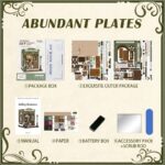 Miniature House Model Kit Gallery Bookstore 20 x 16 cm - immagine 6