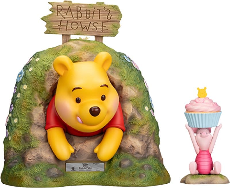 x_bkdmc-090 Disney Master Craft Statue Pooh & Piglet 33 cm - immagine 1