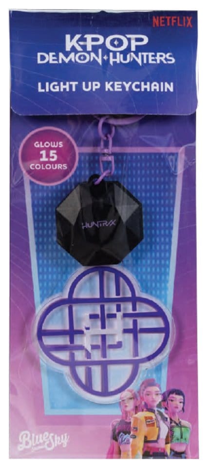 x_bsskd711018 KPop Demon Hunters Keychain with light Huntr/x - immagine 1
