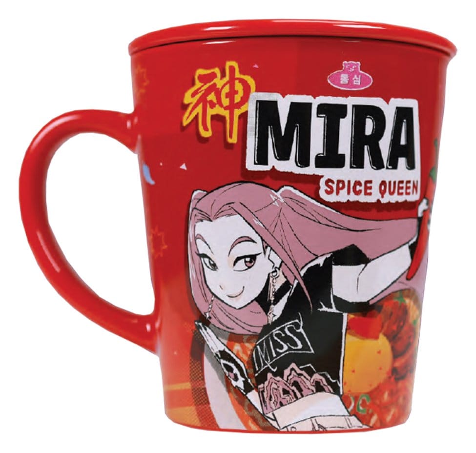 x_bsskd723752 Kpop Demon Hunters Mug with lid Huntr/x Ramen - immagine 1