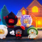 Upset Duck: Colorful Player Duck Blind Box Keychain 16 cm Display (6)