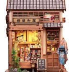 Miniature House Model Kit Sakura O Kimono Shop 19 x 14 cm