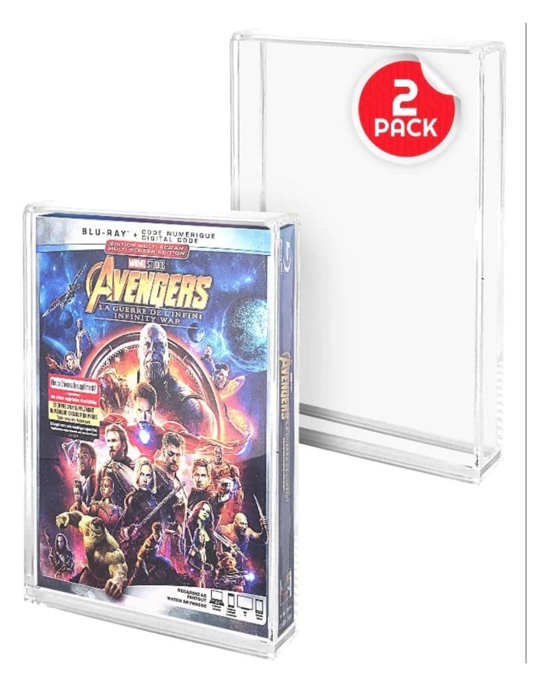 x_evo-2698 Acrylic Case 2-Pack for PS3/PS4/Blu-Ray/XBOX One - immagine 1