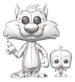Looney Tunes POP!&Buddy Animation Vinyl Figure Sylvester&Tweety 9 cm