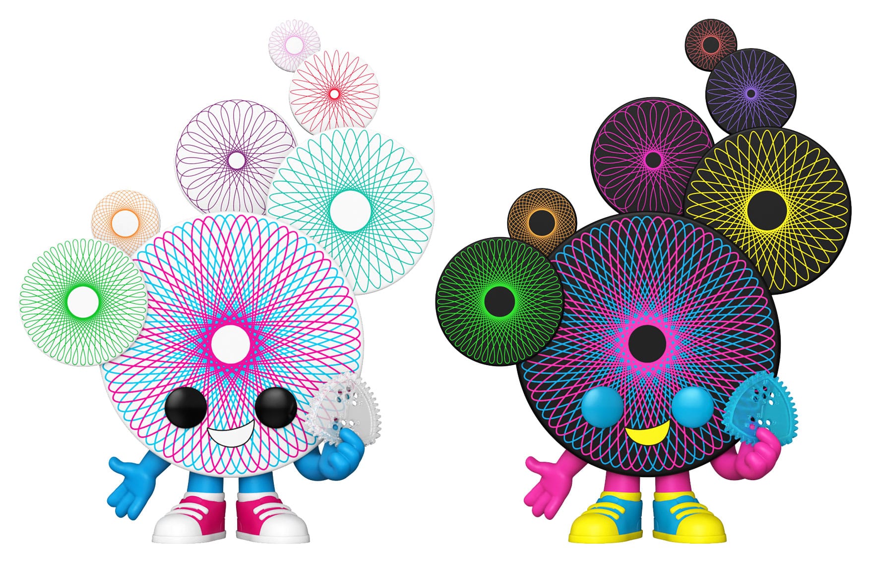 x_fk90697 Spirograph POP! Games Vinyl Figures Spirograph w/Chase 9 cm Assortment (6) - immagine 1
