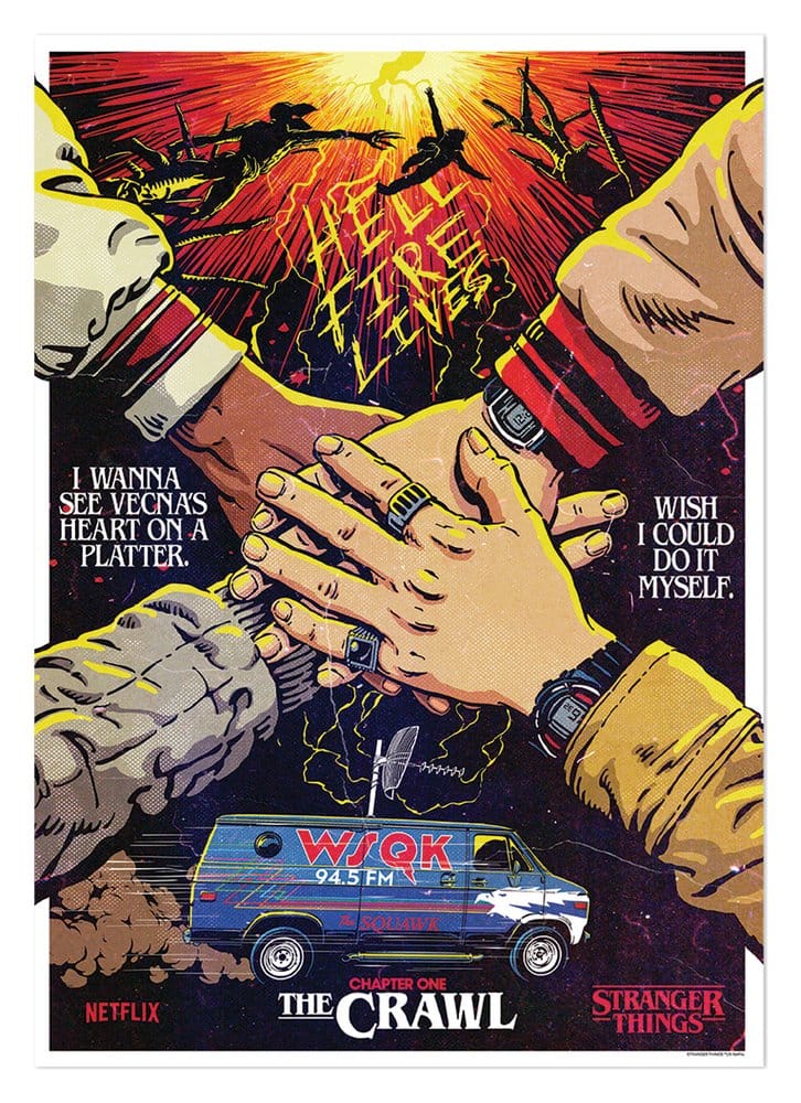 x_fntk-nfx-st47 'Stranger Things 5 Art Print The Crawl Limited Edition 42 x 30 cm - immagine 1