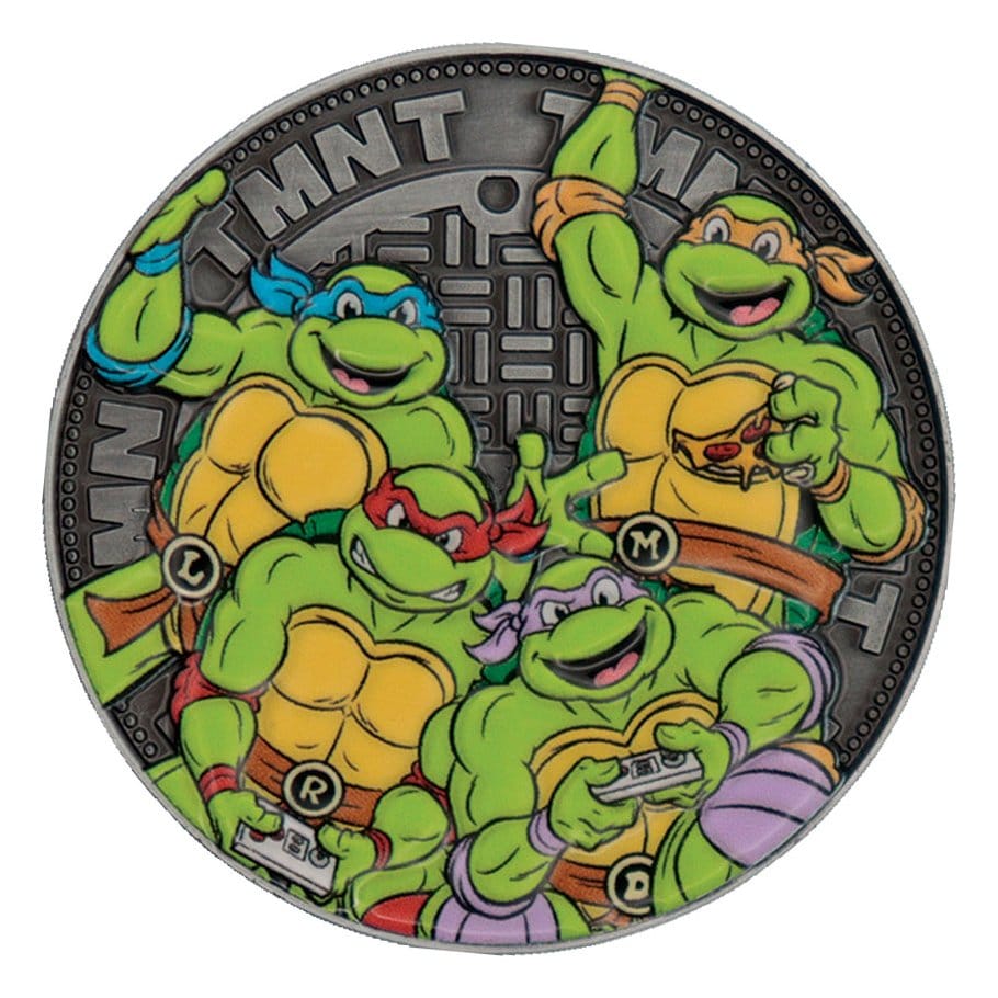 x_fntk-v-turt25 Teenage Mutant Ninja Turtles Collectable Coin Krang - immagine 1