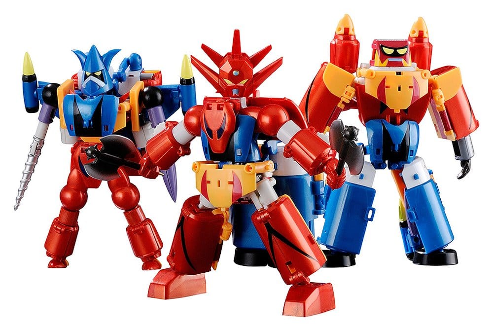 x_free51461 Getter Robo G Action Figure 3-Pack Dynamic Change Getter Robo G 13 cm - immagine 1