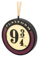 Harry Potter Set of 3 Christmas Ornaments Sorting Hat, Platform 9 3/4 and Hedwig 7 cm - immagine 5