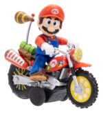 The Super Mario Galaxy Movie Action Figure with Pull Back Motorcycle Mario 6 cm