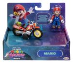The Super Mario Galaxy Movie Action Figure with Pull Back Motorcycle Mario 6 cm - immagine 4