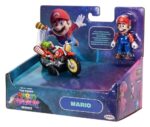 The Super Mario Galaxy Movie Action Figure with Pull Back Motorcycle Mario 6 cm - immagine 6