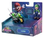 The Super Mario Galaxy Movie Action Figure with Pull Back Motorcycle Luigi 6 cm - immagine 3