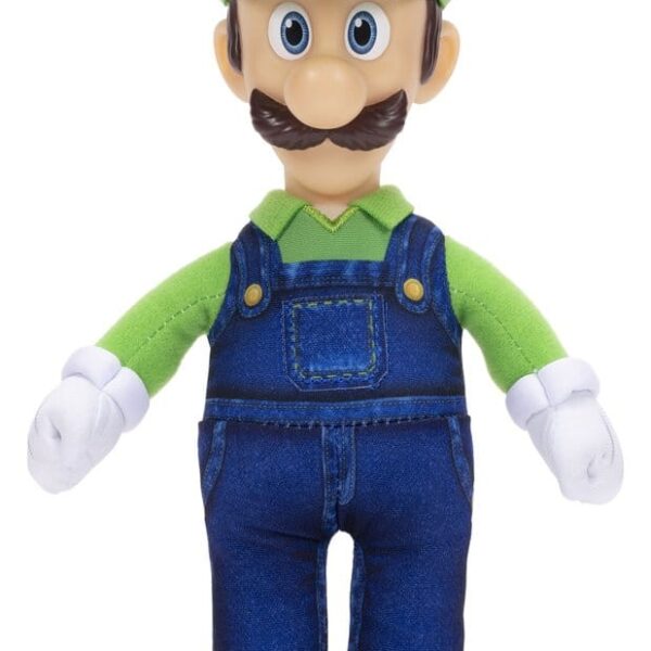 The Super Mario Galaxy Movie Plush Figure Luigi 23 cm
