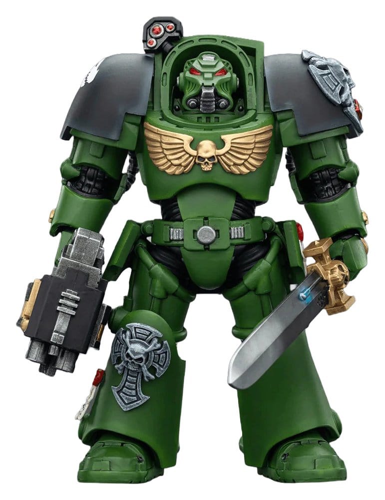 x_jt03219 Warhammer 40,000 Action Figure Salamanders Terminator 1 with Power Sword and Storm Bolter 14 cm - immagine 1