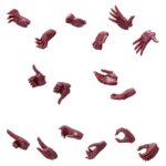 Megalomaria Unlimited Universe Model Kit Accessory Set Ex Hand Unit Male Type A Red Ver.