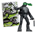Teenage Mutant Ninja Turtles Page Punchers Action Figure Michelangelo (Black White & Green) (Red Platinum Edition) 13 cm - immagine 2