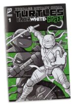 Teenage Mutant Ninja Turtles Page Punchers Action Figure Leonardo (Black White & Green) (Red Platinum Edition) 13 cm - immagine 6
