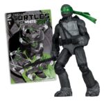 Teenage Mutant Ninja Turtles Page Punchers Action Figure Donatello (Black White & Green ) (Red Platinum Edition) 13 cm - immagine 2