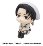 Attack on Titan Look Up PVC Statue Levi Cleaning up Ver. 11 cm - immagine 3