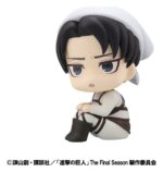 Attack on Titan Look Up PVC Statue Levi Cleaning up Ver. 11 cm - immagine 6