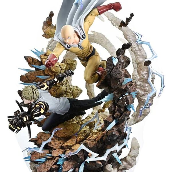 One-Punch Man Premium Masterline Series Statue 1/4 Saitama & Genos 73 cm