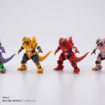 Godzilla x Evangelion Hyper Modeling Series PVC Statues 4-Pack Mechagodzilla Kiryu Eva colour Ver. 9 cm