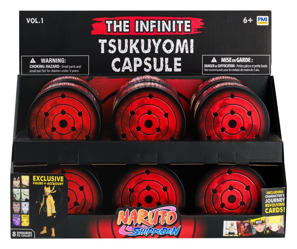 x_pmi40303 Naruto Shippuden Blind Capsule Figures Infinite Tsukuyomi 7 cm Vol. 1 Display (12) - immagine 1