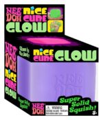 NeeDoh Squeeze Ball Nice Cube Glow (Glow in the Dark) 5 cm Display (12) - immagine 4